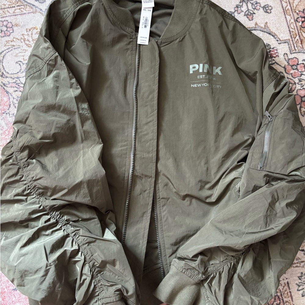 PINK Victoria's Secret Bomber Jacket NWT XXL